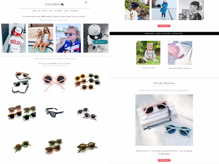 Noodlethelabel Website Migration Wix to Shopify