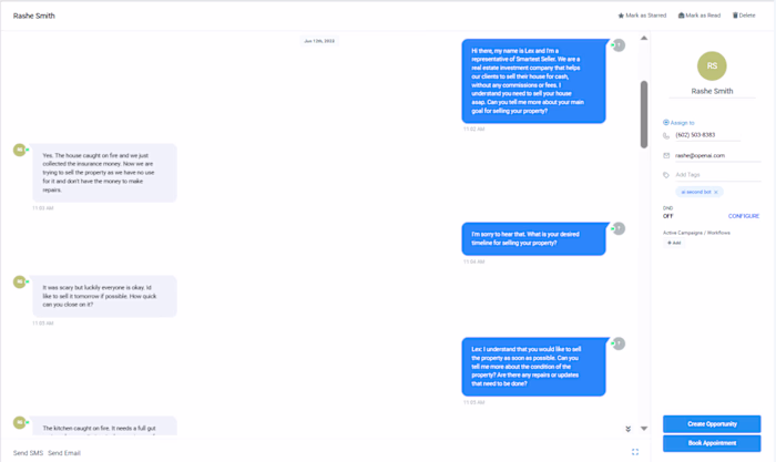OpenAI Conversational Bot for GoHighLevel