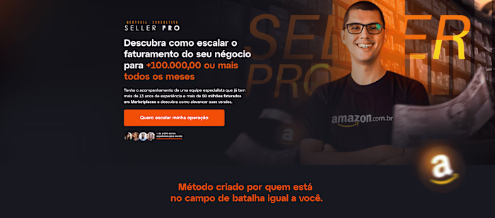 Página de vendas - Mentoria Consultiva Seller Pro