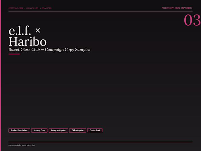 e.l.f. × Haribo -Campaign Copy