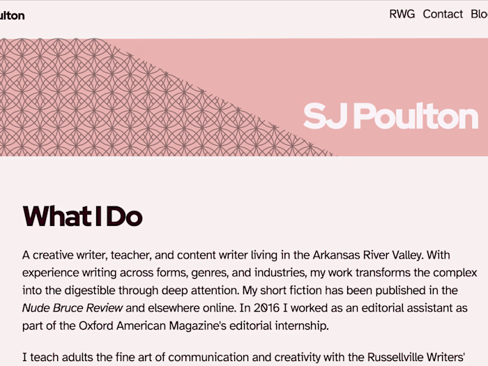 Blog Series on Writing and Personal Narratives