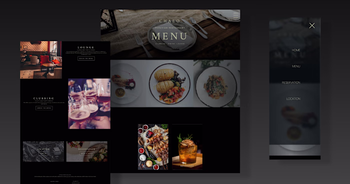 Chalo Restaurant - Framer responsive website template