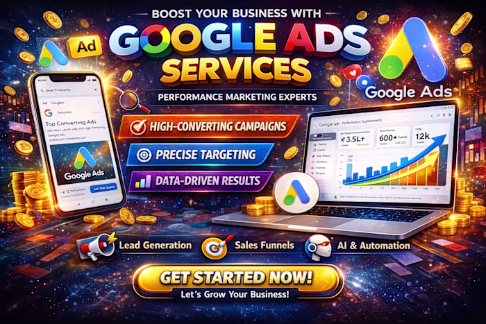 •High-Converting Landing Page Optimization
•Funnel Design