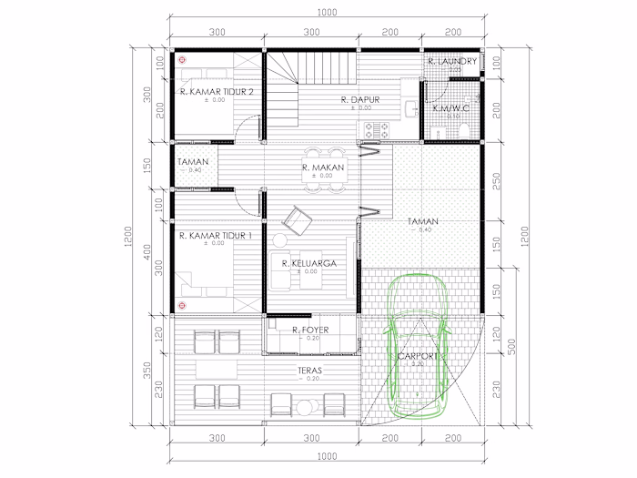 Modern Japanese House Layout Plan