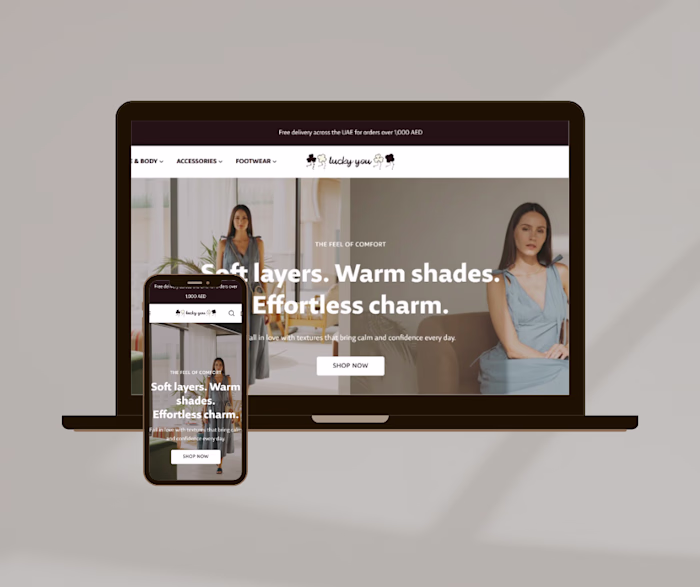 Project: Lucky You
Role: Senior Shopify