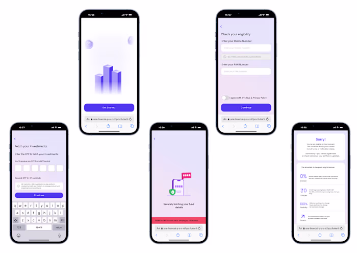 1Fi – Mutual Fund Pledging App Development