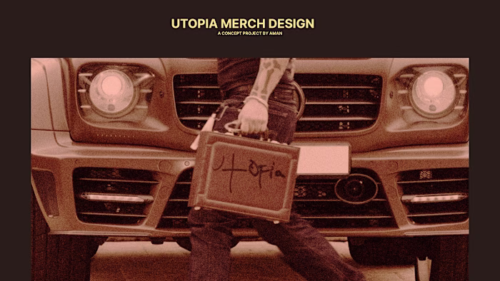TRAVIS SCOTT UTOPIA MERCH DESIGN