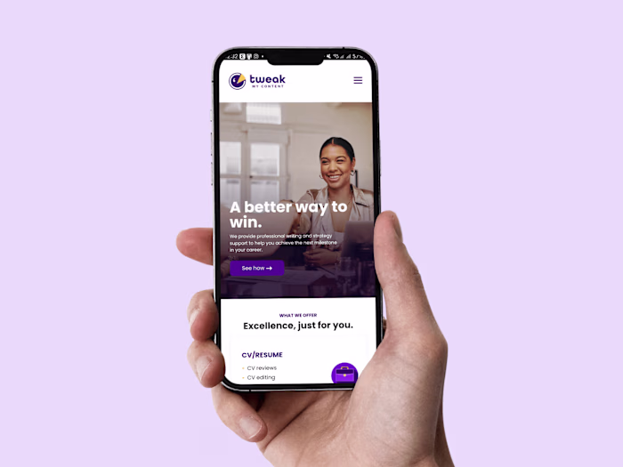 Steering a Conversion-Driven Website Redesign for TweakMyContent
