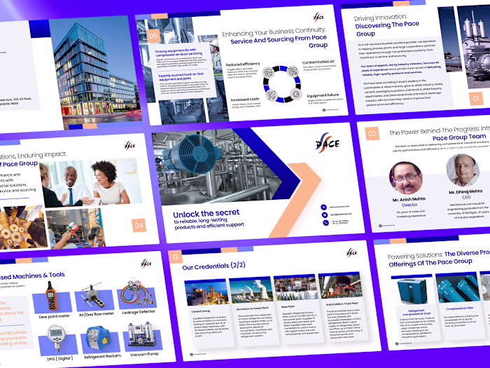 Company Profile Deck — Industrial Solutions Provider