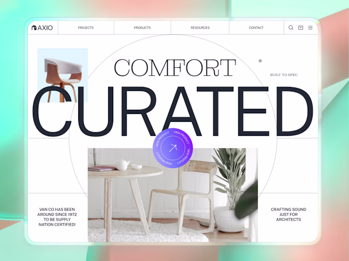 Comfort Meets Design: A Cozy Website Layout