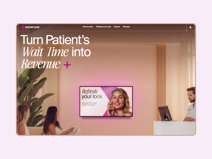 Webflow Landing Page design for