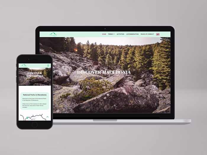 NATIONAL PARKS MACEDONIA | WEB DESIGN & DEVELOPMENT