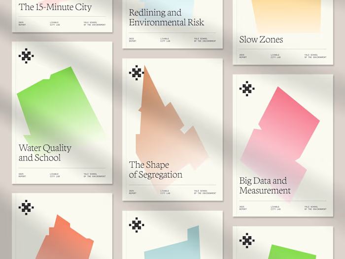 Yale Livable City Lab - Branding & Website design