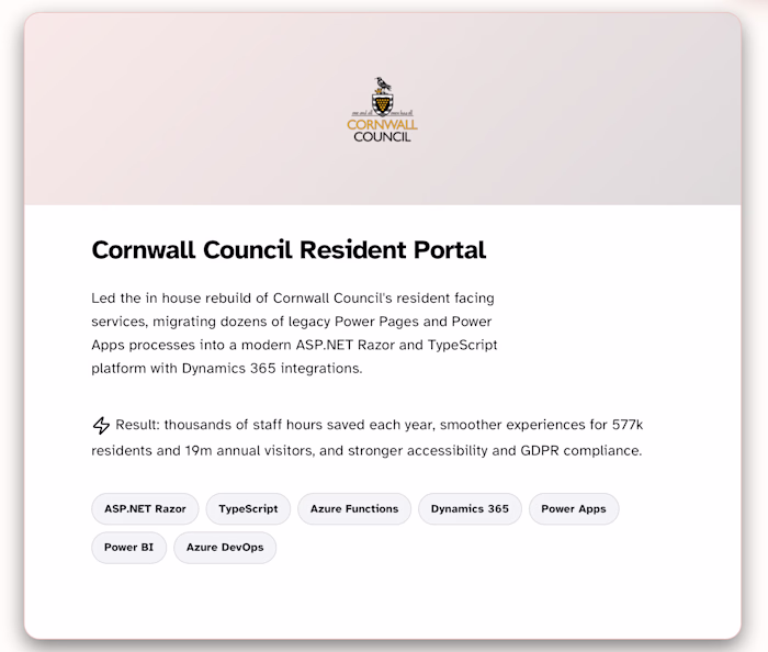 Key contributor over 3 years
