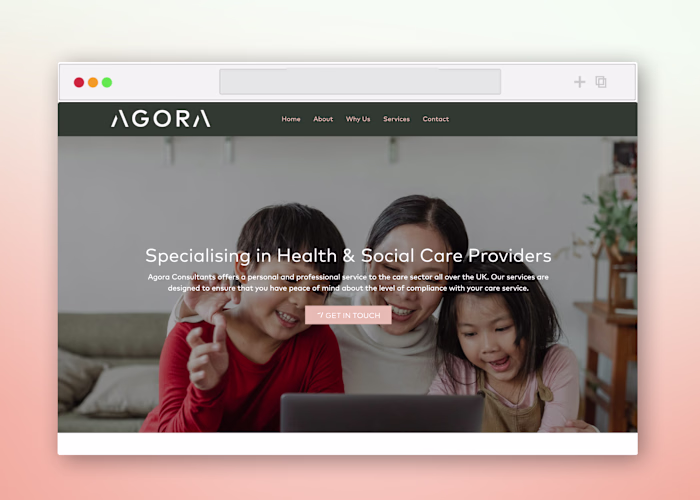 Agora Consultants Website Development