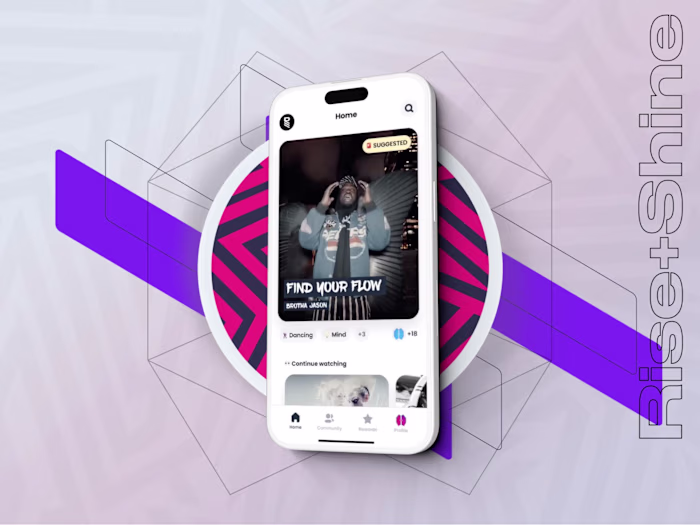 Rise+Shine - MVP mobile prototype