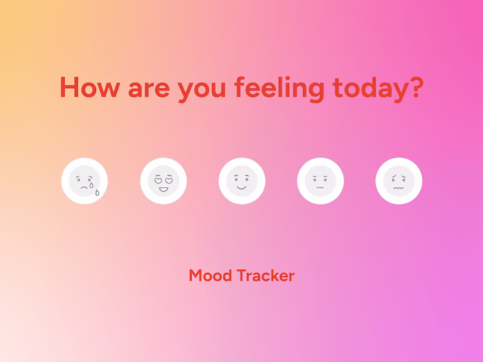 Mood Selector Animation