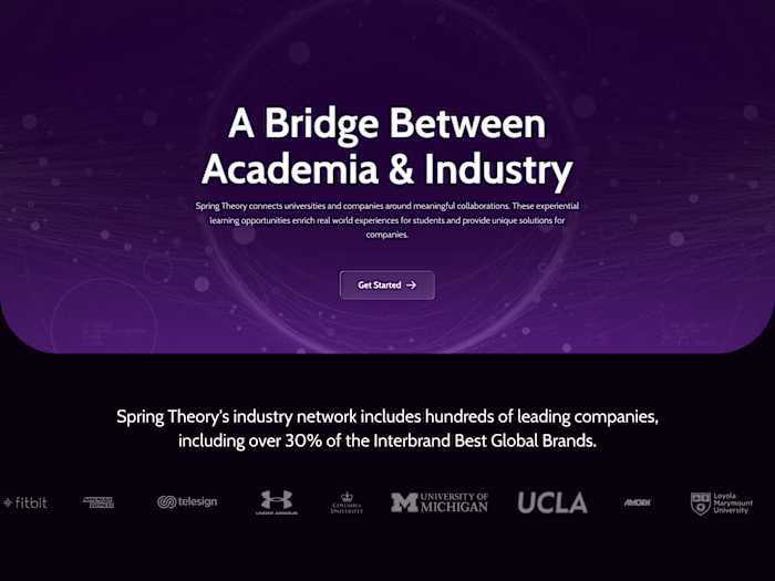 Spring Theory Website Design