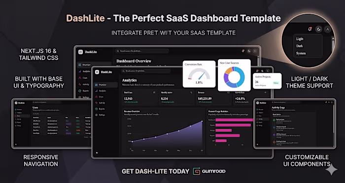 I build modern SaaS dashboards