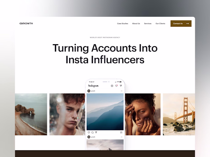 High-Conversion Webflow Landing Page