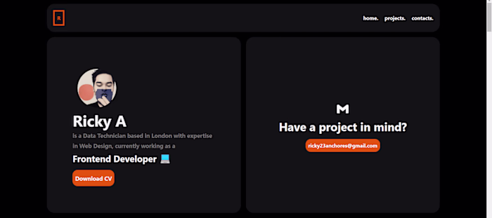 Portfolio Website (Bento)