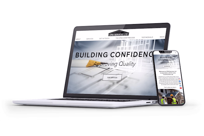 CPM Services - WiX Studio Website Design