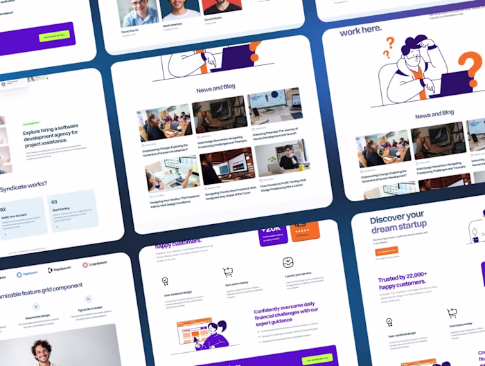 Syndicate — Multilayout Saas Template