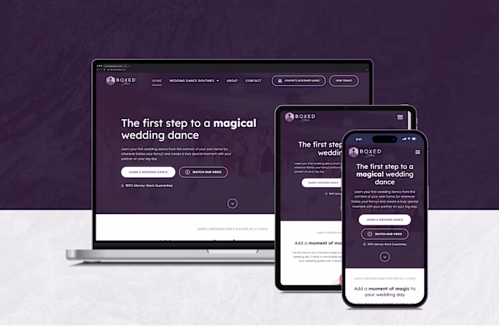 Boxed Steps – Membership Website Development
