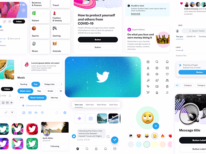 Twitter Visual & Motion Design Language 