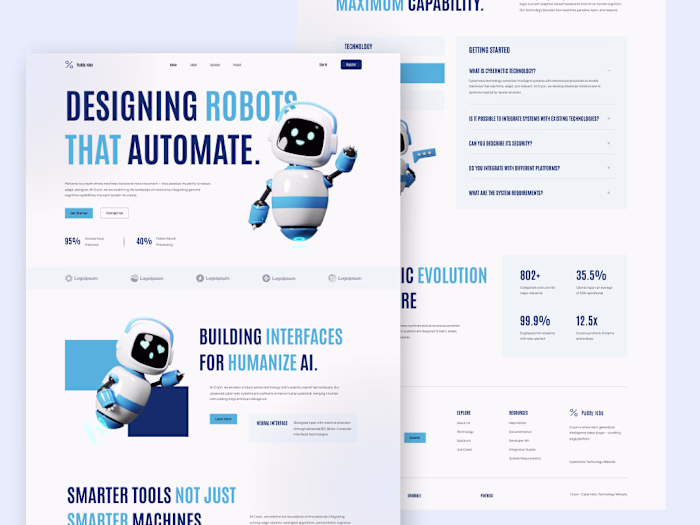 AI Automation SaaS Landing Page