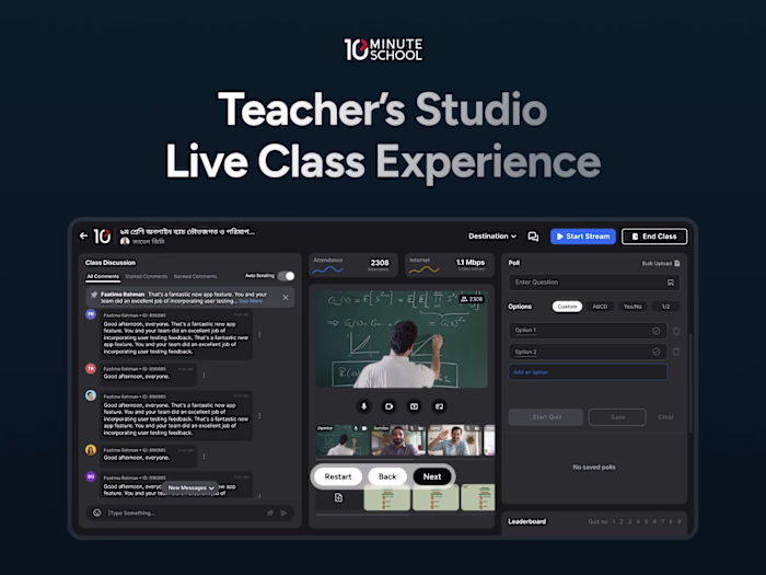Teacher’s Studio Live Class Experience