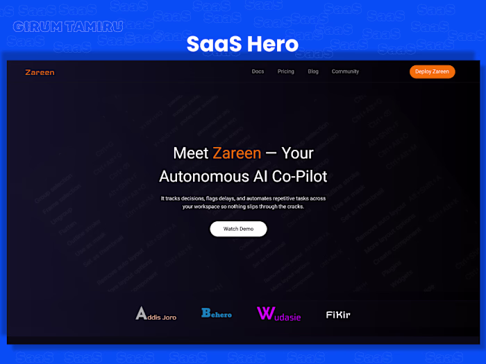 Zareen — AI Agent SaaS
