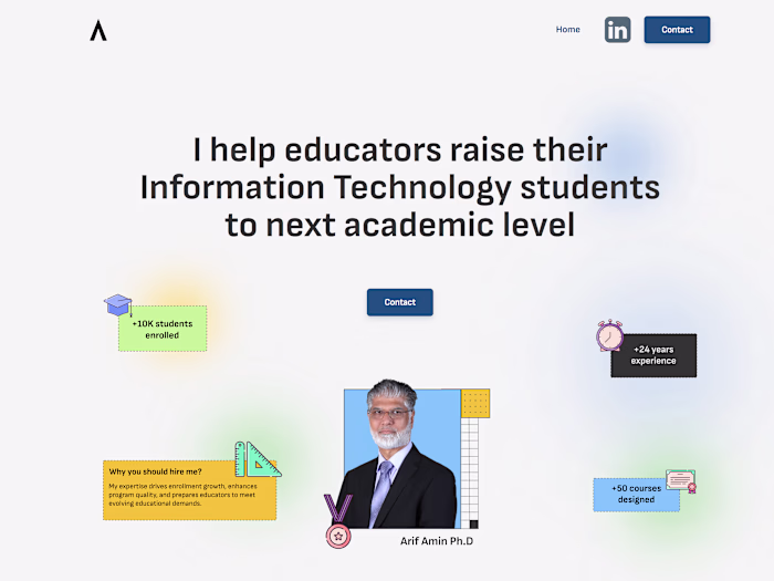 Arif Amin | Website in a week