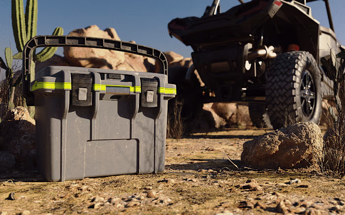 Pelican 14QT Personal Cooler: 3D Product Renders
