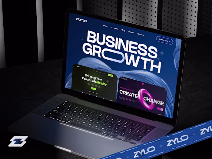 Xylo Tech & Creative Agency Website UI/UX Design