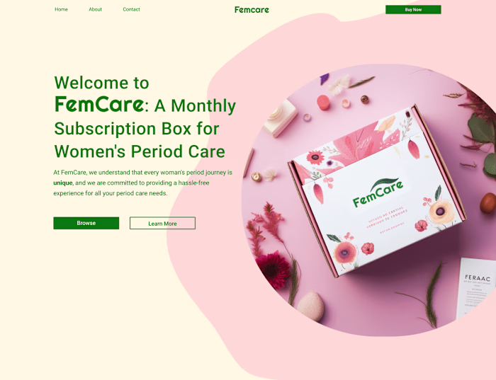 Website Landing Page