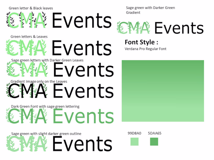 CMA Events Logo Design