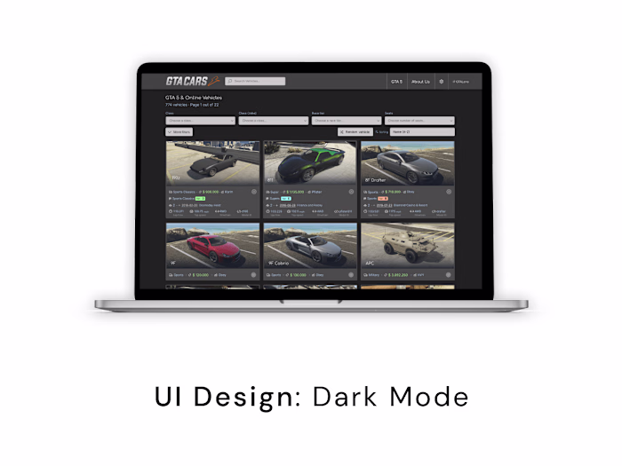 UI Design: Dark Mode
