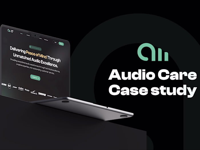 AUDIOCARE WEBSITE DEVELOPMENT (FRAMER DEVELOPMENT)