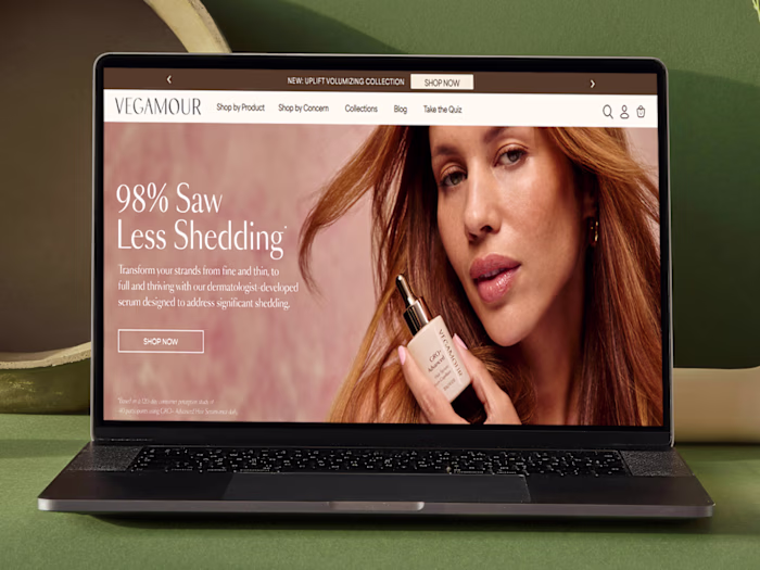 E-Commerce Website for Vegamour