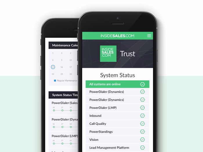 Systems Status Page