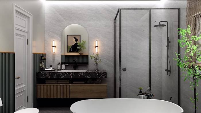 Me time - bathroom design. 