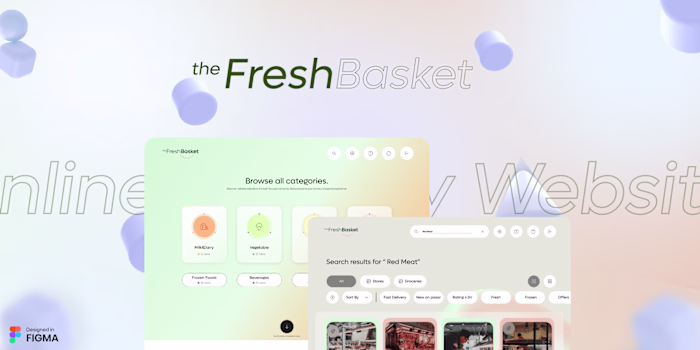 🌿 FreshBasket: Redefining Online Grocery Shopping 🎨🛒