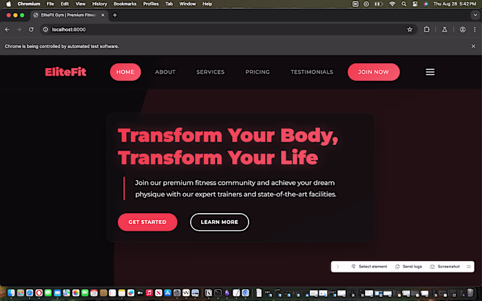 web-page-gym-template 