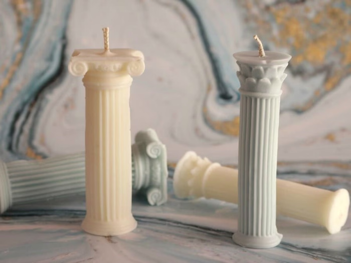 Column Candle. Product Description