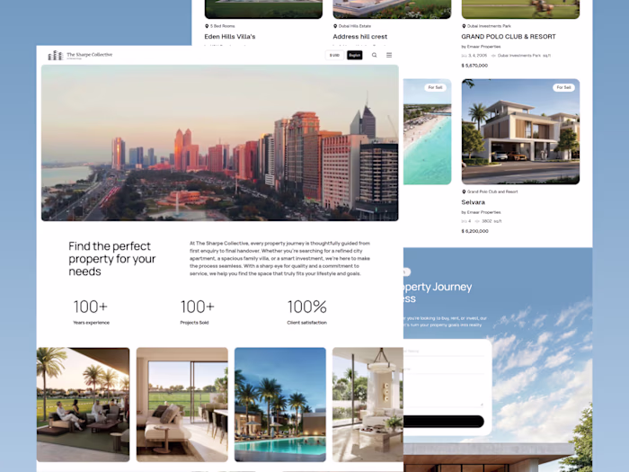 The Sharpe Collective Real Estate Website Design & Development