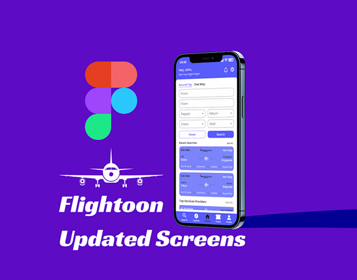Flightoon Updated Screens