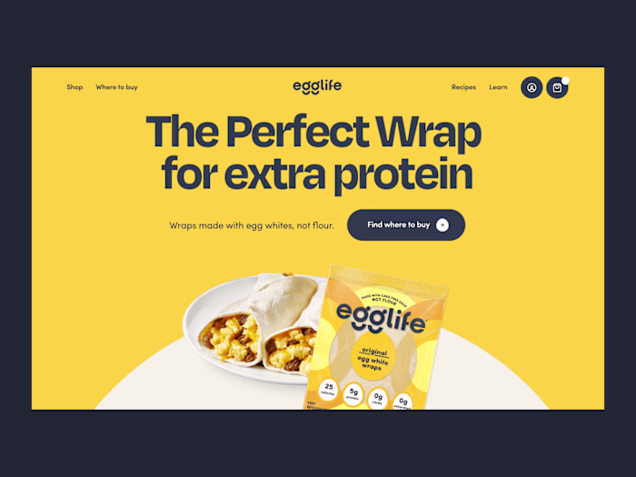 Egglife Foods - Webflow Development