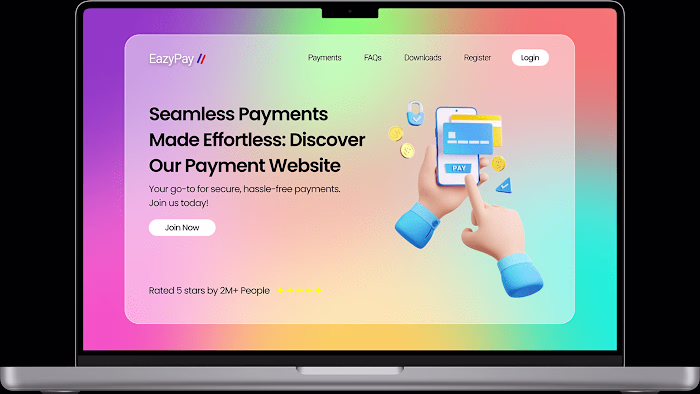 The best UPI experience with a touch of glassmorphism