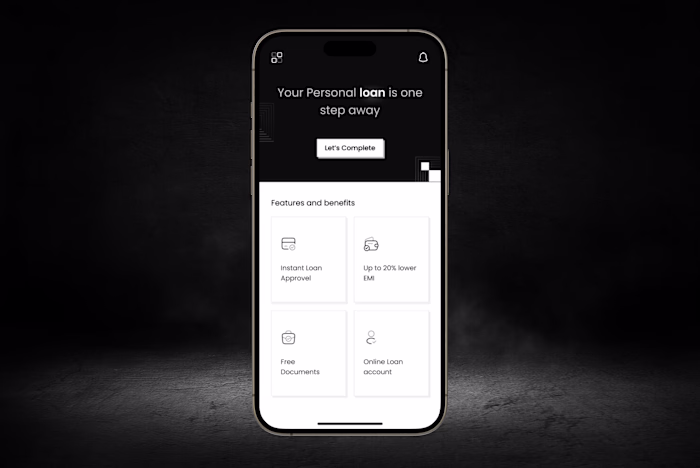 ✨ Just wrapped up the design of a modern loan app experience...